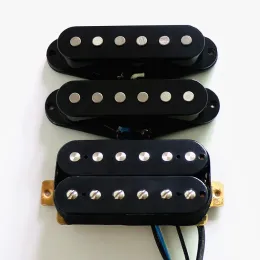 Acessórios Donlis 16K Ponte Black/ Ivory/ White Electric Guitar Pickup para guitarras SSH feitas à mão com saída Hight