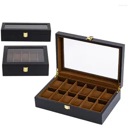 Watch Boxes Luxury 6/10/12 Grids Wooden Organizers Top Quality Wood Holder For Men Women Watches Jewelry Display