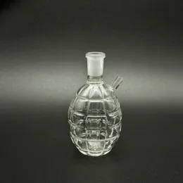 4.3 "Glass Bong Clear somking Pyrex vattenrörbubblar vattenpipa 14mm skålfri frakt