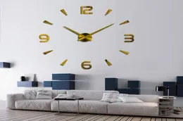 37 polegadas Novo relógio de parede Relógio Relógio pared Design moderno relógios decorativos grandes Europa Adesivos de acrílico Sala de estar KLOK6730209