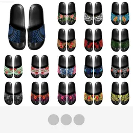 Slippers Polinésia Tribal Pohnpei Totem Tattoo Prinha homens chinelos EVA Mulheres macias femininas Sandálias de praia de verão Casais FLIP CASUAL FLIP NOVO 240506