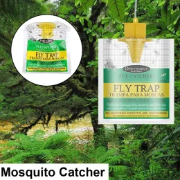 Lures 8pcs Hanging Fly Trap Disposable Insect Bug Attract Fly Catcher Bag Mosquito Fly Trap Catcher Wasp Killer Flie Trap for Outdoor