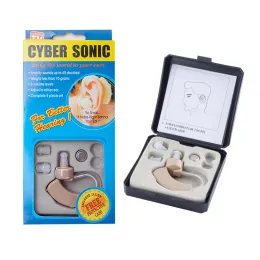 Förstärkare Portable Hearing Aid Mini Ear Sound Förstärkare Justerbar öronhörförstärkare Aid Kit Tone hörapparater för döva/äldre