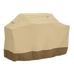 Grills Beige Waterproof BBQ Cover Outdoor Grill Rain Barbacoa Anti Dust Gas Charcoal Electric Barbeques
