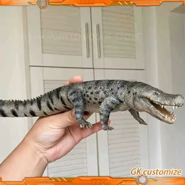 Andra leksaker 1/35 30cm Purusaurus Model Toy Ancient Extinced Dinosaur Model GK Custom Ancient Giant Crocodilel240502