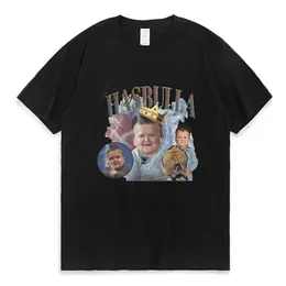 Herr t-shirts hasbulla t shirt slåss meme män mini kh hasbulla o-hals 3d tryckta män t-shirt mönster mode kläder casual överdimensionerade toppar t240505