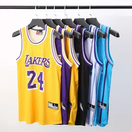 Basketbol Forması Köpek Taşıyıcı Amerikan Mesh 24 Jersey Everson 3 James Street Hip Hop Tank Top Erkekler