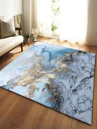 Black White Marble Printed Bedroom Kitchen Large Carpet for Living Room Tatami Sofa Floor Mat AntiSlip Rug tapis salon dywan aaas9050219