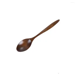 Ложки высококачественная деревянная ложка инструмент для инструментов рисовой суп чайная ложка десерта кофе, помешивая мороженое, мороженое