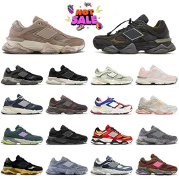 Женская мужская верхняя часть 9060 кроссовки платформы винтаж OG Original Soade Pack Trainers Trainers 2002R Гриб -коричневый магнит розовый тумбар