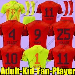 24 25 Bayern Monaco Jersey FC Bayern Trikot 2024 2025 Kit Maillot Camiseta Futbol Bayern Munchen Soccer Soccer Maglie per bambini Kane Musiala Muller Sane Football