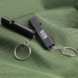 Outdoor -Gadgets 1/2pcs Cam Survival Whistle Frequenz Mtifunktional tragbares EDC -Tool SOS Erdbeben Notfall -Drop -Lieferung Sport OT9ERER