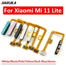 Skanery 100% oryginalne nowe dla Xiaomi Mi 11 Lite Home Button Menu odcisków palców Zwracaj klawisz czujnika skanera skanera Flex Cable