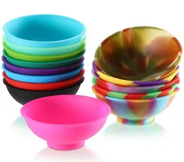 Mini tigelas de silicone macio e flexível tigela de alimentação de bebê serve tigelas para condimentos DIPS lanches Diy Crafts Bowls IIA8826022504