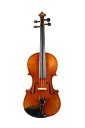 Quality 4/4 handmade violin two-piece back with full set accessories and a case