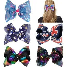 Grosgrain Ribbon Haarbögen mit Klammern für süße Mädchen große Haarklammern Boutique Haarnadeln Barrettes Kinder Haarzubehör