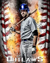 Stitch JMine Div 5D Baseball Sports American Celebritry Full Diamond Målning Cross Stitch Kits Art Portrait 3D Paint by Diamonds