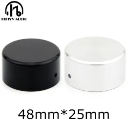 Amplifier Aluminum chassis knob of Volume adjustment 1pcs Diameter 48mm Height 25mm amplifier knob speaker Potentiometer knob