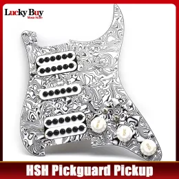 Akcesoria HSH 3PLY Electric Guitar Pickguard Humbucker Pickup z pojedynczym przełącznikiem śrub parasolowych