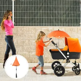 Stroller Parts Umbrella Wagons Detachable Portable Baby Pushchair Parasol Toddler Clip-on Steel With Clamp Adjustable Child