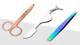 Ciglia in acciaio inossidabile Yiowio per ciglia per sopracciglia per sopracciglia per clip scissori set ciglia indossano rimuovere l'assistenza utensile per gli occhi beaut4452883