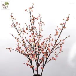 Fiori decorativi ad alta simulazione spezzata Ono Cherry Blossom decorazione per la casa di fiore selvatico interno