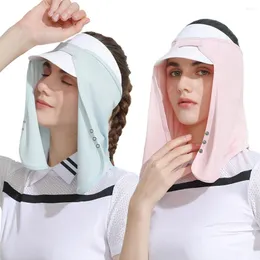 Schals Sonnencreme Sonnenhut Fahrradsportmaske für Frauen Mädchen Vollhalte Schutz Sonnenschild Schalmasken Cap UV Visierer Summer Schutz