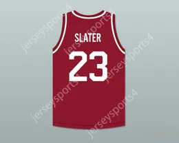 CUSTOM NAY Mens Youth/Kids SAVED BY THE BELL AC SLATER 23 BAYSIDE TIGERS AWAY BASKETBALL JERSEY INCLUDES TIGER PATCHTOP Stitched S-6XL