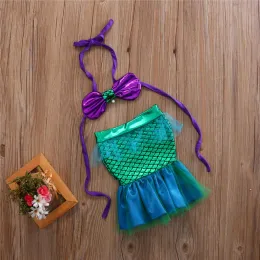 فساتين أزياء Emmababy Toddler Mermaid Girl Princess Dresses Comfort Complay Cosplay Costume Girls Throughs Dropship