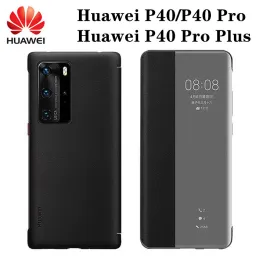 Messen Original Huawei P40 Pro Plus Case P40 Pro+ Plus Case Smart Cover Flip Flip Leather 360 Shock Proof Magnetic Businessman 최고 품질