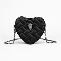 Kurt Geiger Designer Bags Mini Heart Chains Sac de Luxe Femme Crossbody Swork Summbers Small Messenger Весь свадебный вечерний сумки Курт Гейгер сумочка 589