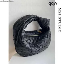 ジョディバッグBottegvenets Handbag 7A Woven Mini Handbag Woven Woven Knotted Lage Size Highine under -Arm Cloud