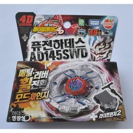 Tomy Beyblade Metal Battle Fusion Top BB123 Mischtod ad145swd 4d mit Light Launcher 240416