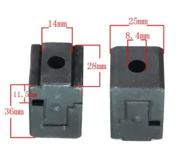 Tang Chucking Tools for T143 Key Cutting Hine,note That This Card is the Width 14 Mm Clamp Locksmith Tool