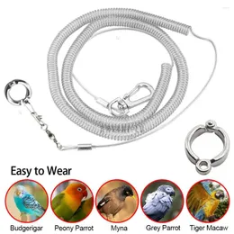 Other Bird Supplies 3M/6M Parrot Flying Training Leash Ultra-light Flexible Rope Anti-bite With Leg Ring Harness Outdoor