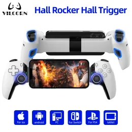 HALL GamePad BluetoothCompatable for Tablet/Android/ios/ps3/ps4/switch/pcジョイスティックを備えたマウスの伸縮式ゲームコントローラー