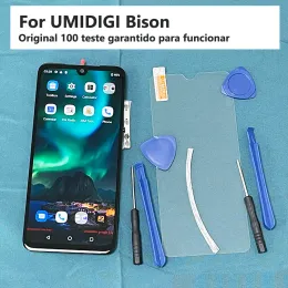 شاشات kospplhz جديدة لـ Umidigi Bison Android 10 11 LCD Touch Screen Pisnow Replace 6.3 "لـ Umidigi Bison Pro 2021 +Protect Film