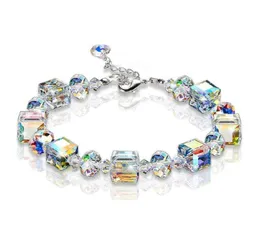 Damer Luxury Exquisite Geometric Polygon Beads Crystal Armband Female Ladies Tennis Armband Charm smycken Tillbehör GIFT3099099