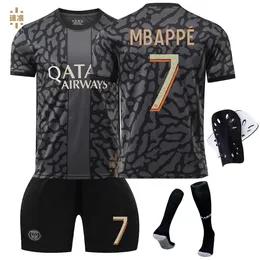 Fußballtrikot 2324 Paris 2 Auswärtsfußball Größe 7 Mbappe 19 Li Gangren 10 Deng Belle 9 Ramos Jersey Version