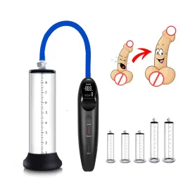 Zabawki elektryczna akrylowa pompa próżniowa pompa próżniowa dla penisa samca penisa powiększona pompa treningowa penis Extender Cock Dick Pump dla mężczyzn