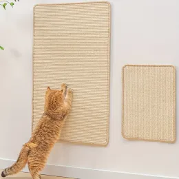 Houses Cat Scratcher Mat Natural Sisal Cat Scratch Mats Scratching Pad Protect Carpets And Sofas