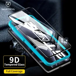 حماة SmartDevil غطاء كامل الزجاج المقسّر للعالم GT Neo 5se 3 2 Pro Screen Protector GT Neo 2 3 2T HD anti Blue Ray مع أداة