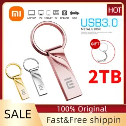 Drives Xiaomi USB Memoria 2TB OTG Metal USB 3.0 Pen Drive Key 1TB Type C High Speed Pendrive Mini Flash Drive Memory Stick U Disk PC