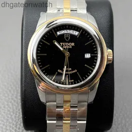 Unisex Fashion Tudery Designer Watches Emperor Rudder 39mm 시리즈 M56003 Black Gold Automatic Mechanical Watch Mens 오리지널 로고와 함께 시계