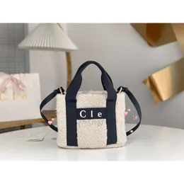 Chlor Retro Plush Bag Totes Shopper Taschen Mode Frauen holziger Luxus Lamm Wolle Hobo Cross Body Dame Designer Handtasche Clutch Schulter Beach Bag 110