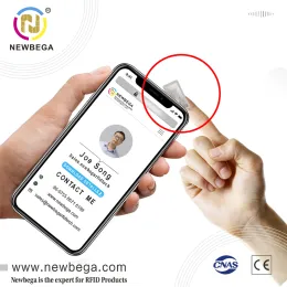 Card NTAG213 Chip NFC ملصق ، 10*20 مم تسمية صغيرة الحجم ، عنوان URL الدعم اكتب inisde ، 13.56MHz