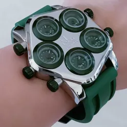 Projektant Luksusowy automatyczny zegarek mechaniczny JKCO Czech Leopard Multi Time Strefa Duża płyta para internetowa krzemowa taśma i dziewczęta zegarki dla mężczyzn ruch gqoz