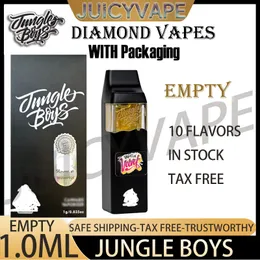 Original New Jungle Boys Disposable Vape PEN 1ml 350 mAh Empty Vaporizer Wholesale Live Resin All-In-One white black