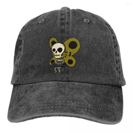 Caps de bola Cap de verão Visor Spooky DJ Butterfly Hip Hop Cowboy Hat captura chapéus