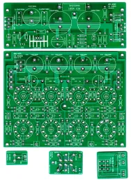 Amplificador Huaji Máquina de bile de tubo de áudio amplificador ST6P1pp 2*10W PushPull Merge Machine PCB Circuit Board